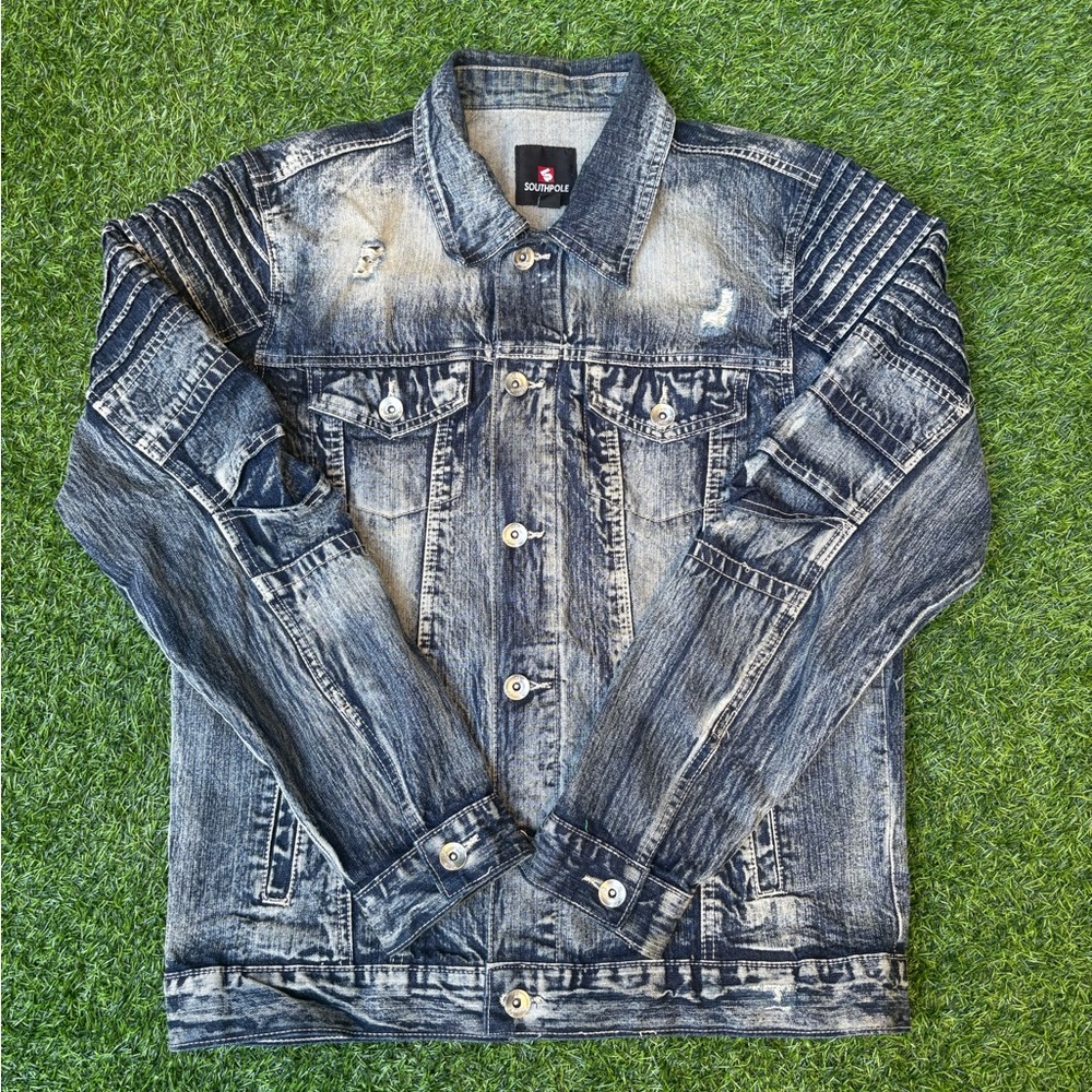South Pole Distressed Denim Jacket